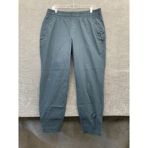 Modern Ambition Tapered Pants Mens XL Gray Flat Front Elastic Waist‎ Ankle Zip